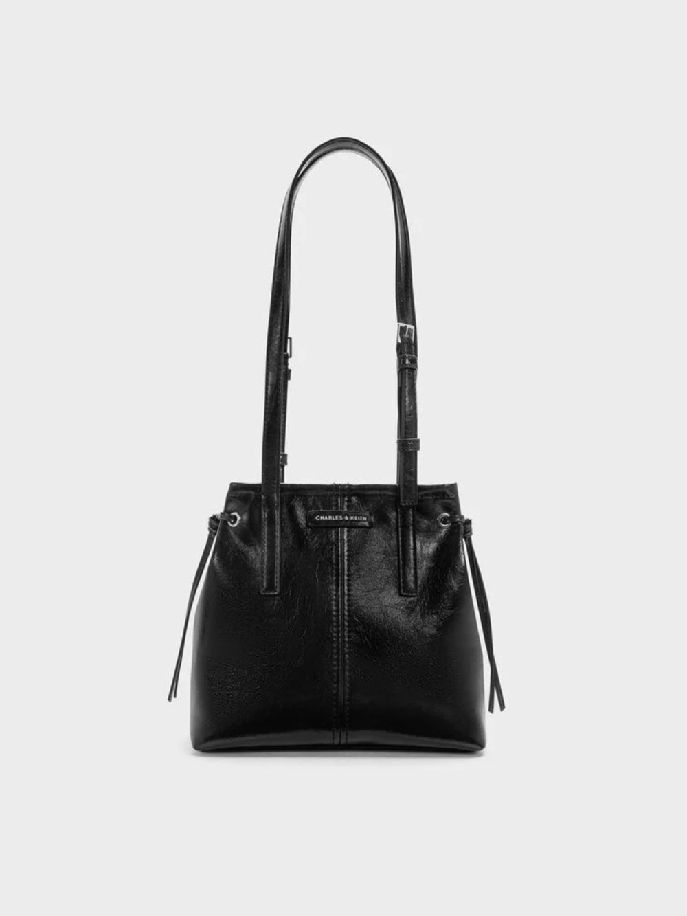 Noane Elongated-Handle Tote Bag - Noir